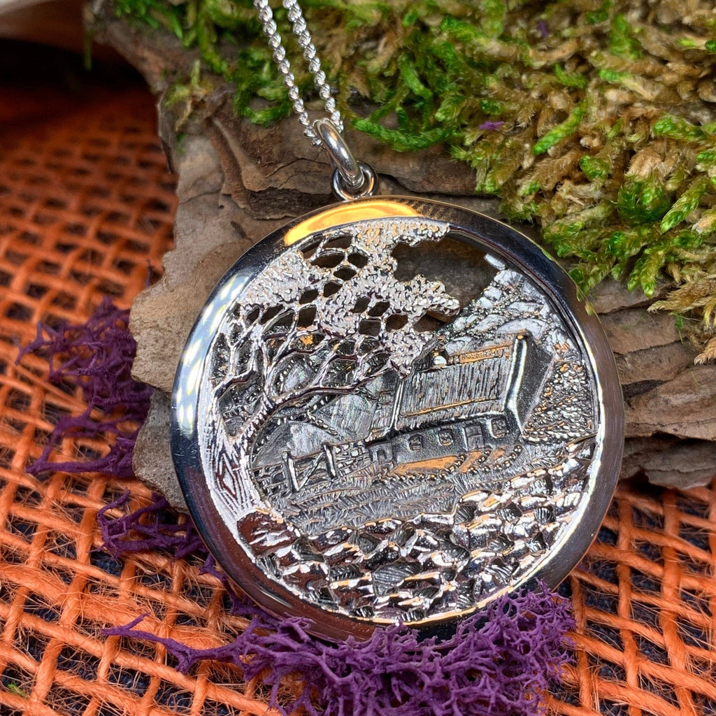 Quiet Man Irish Cottage Necklace