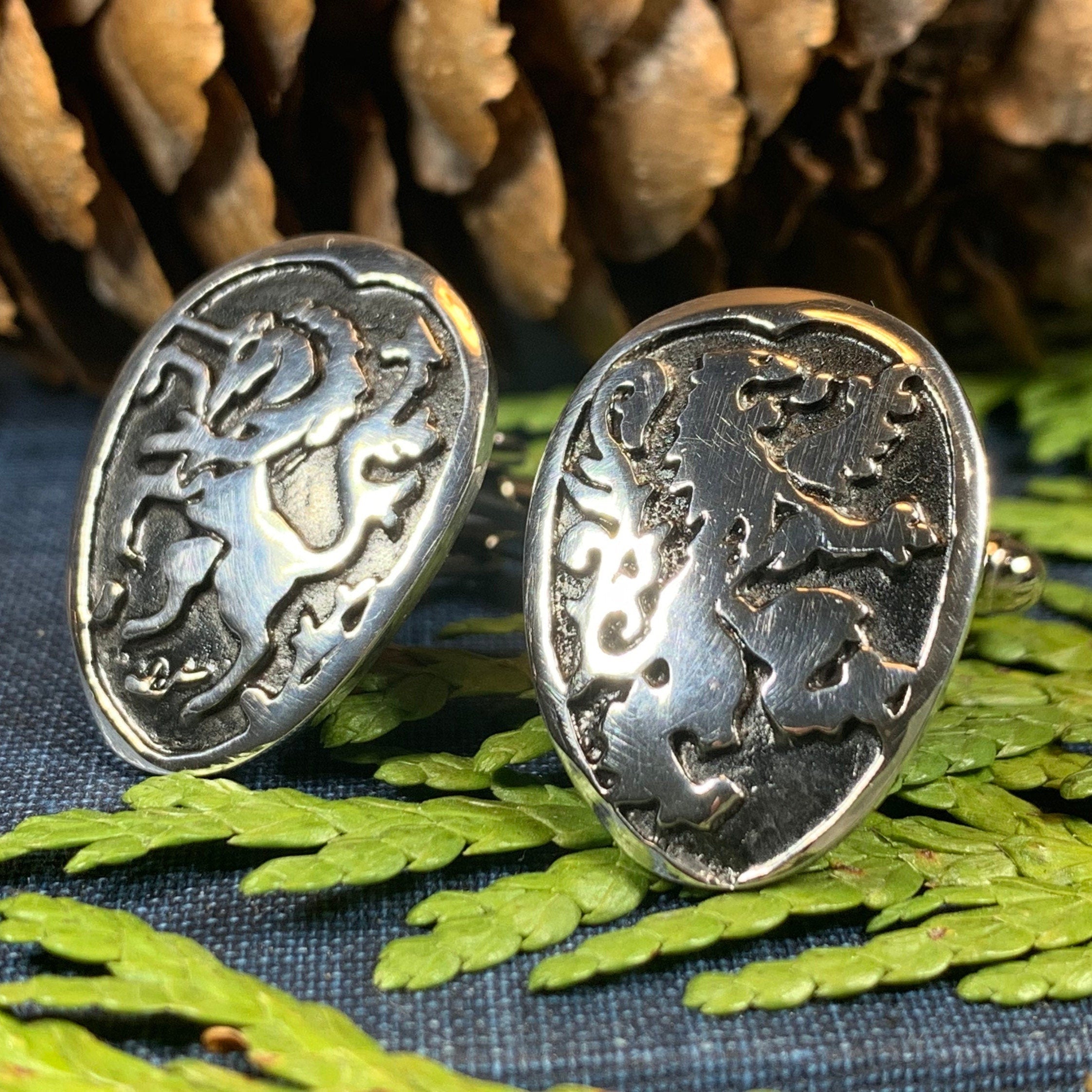 Lion & Unicorn of Scotland Cuff Links