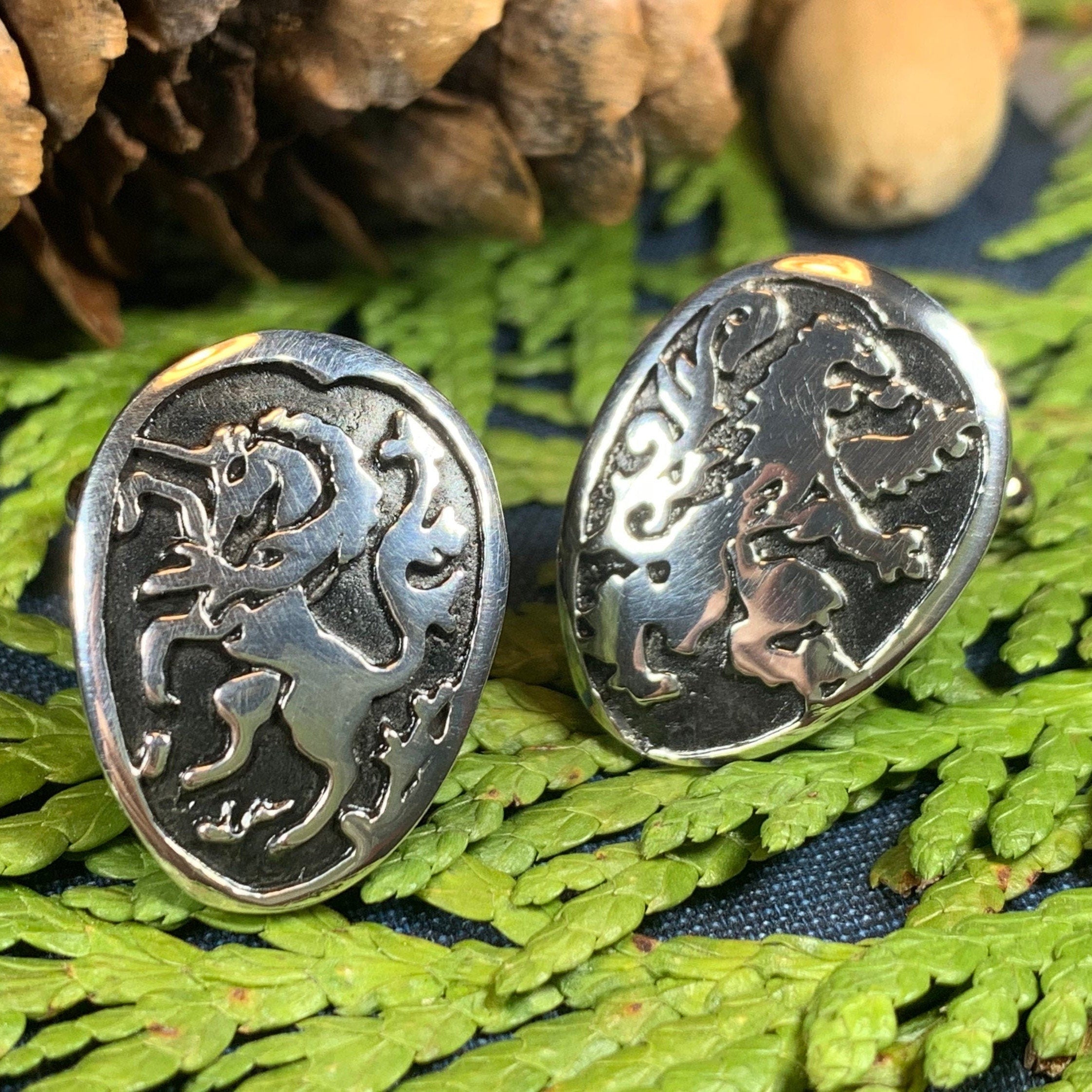 Lion & Unicorn of Scotland Cuff Links