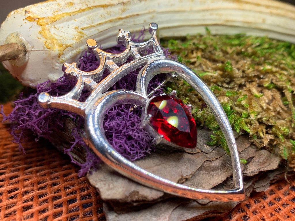 Ruby Luckenbooth Brooch