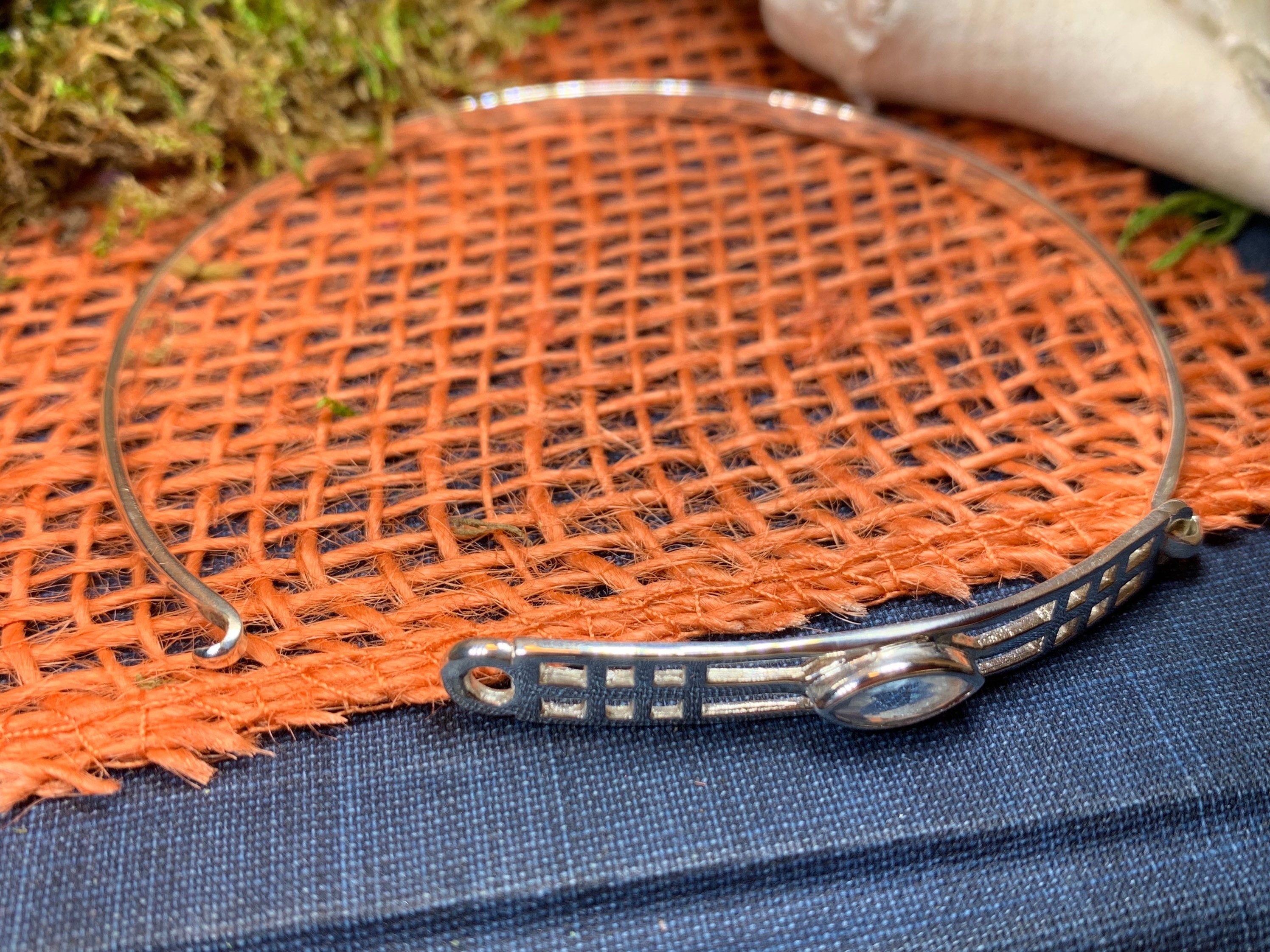 Mackintosh Blue Topaz Bangle Bracelet