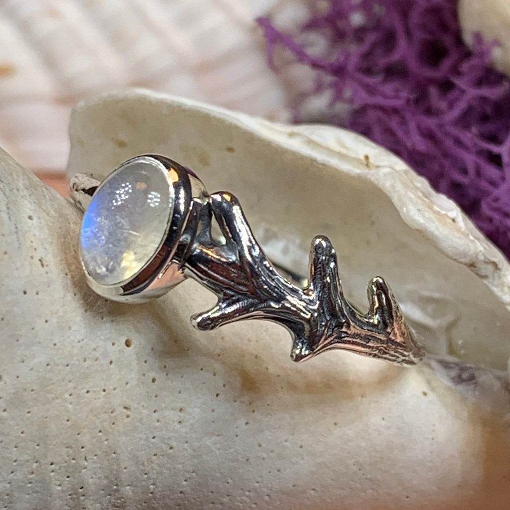 Ancient Forest Moonstone Ring