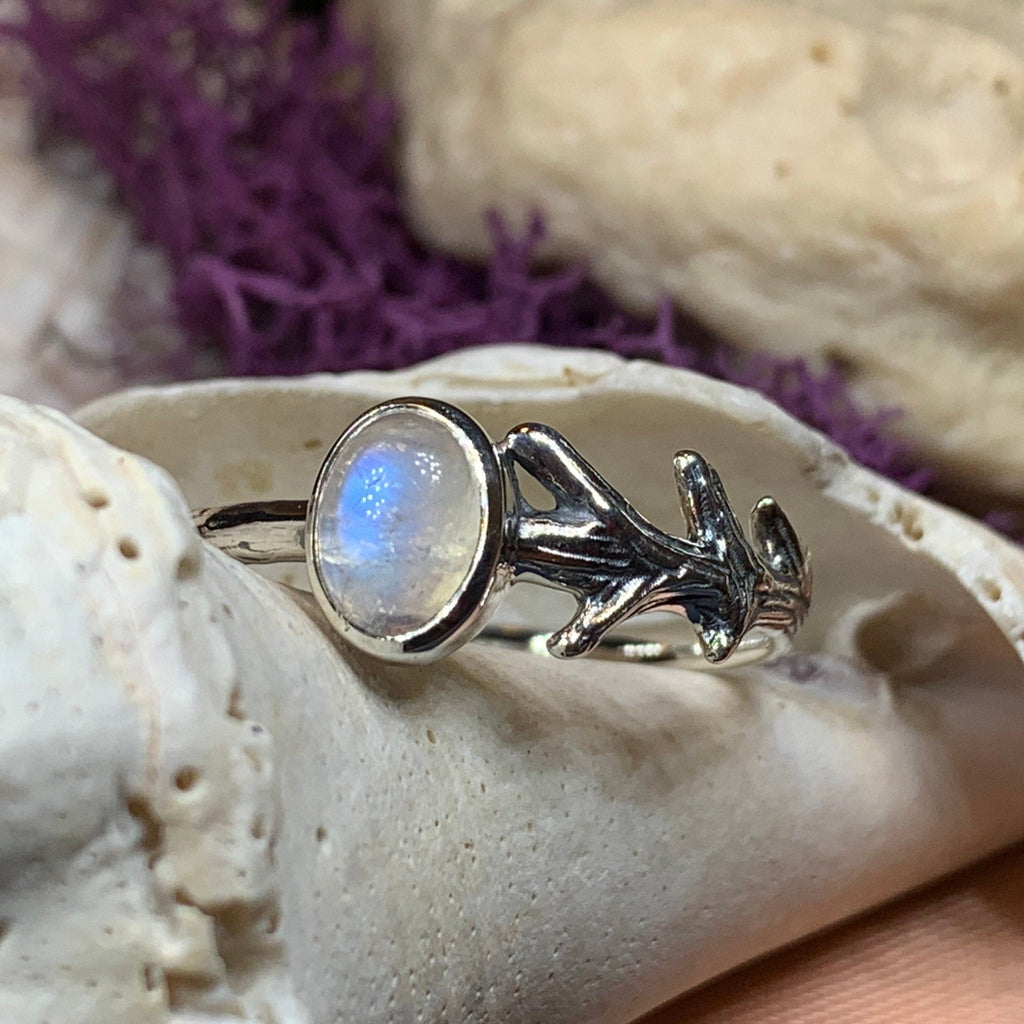 Ancient Forest Moonstone Ring