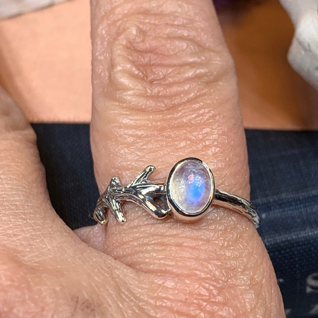 Ancient Forest Moonstone Ring