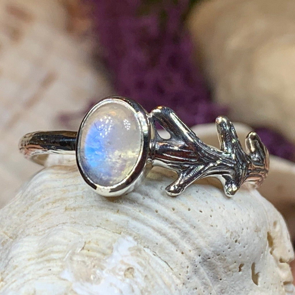 Ancient Forest Moonstone Ring