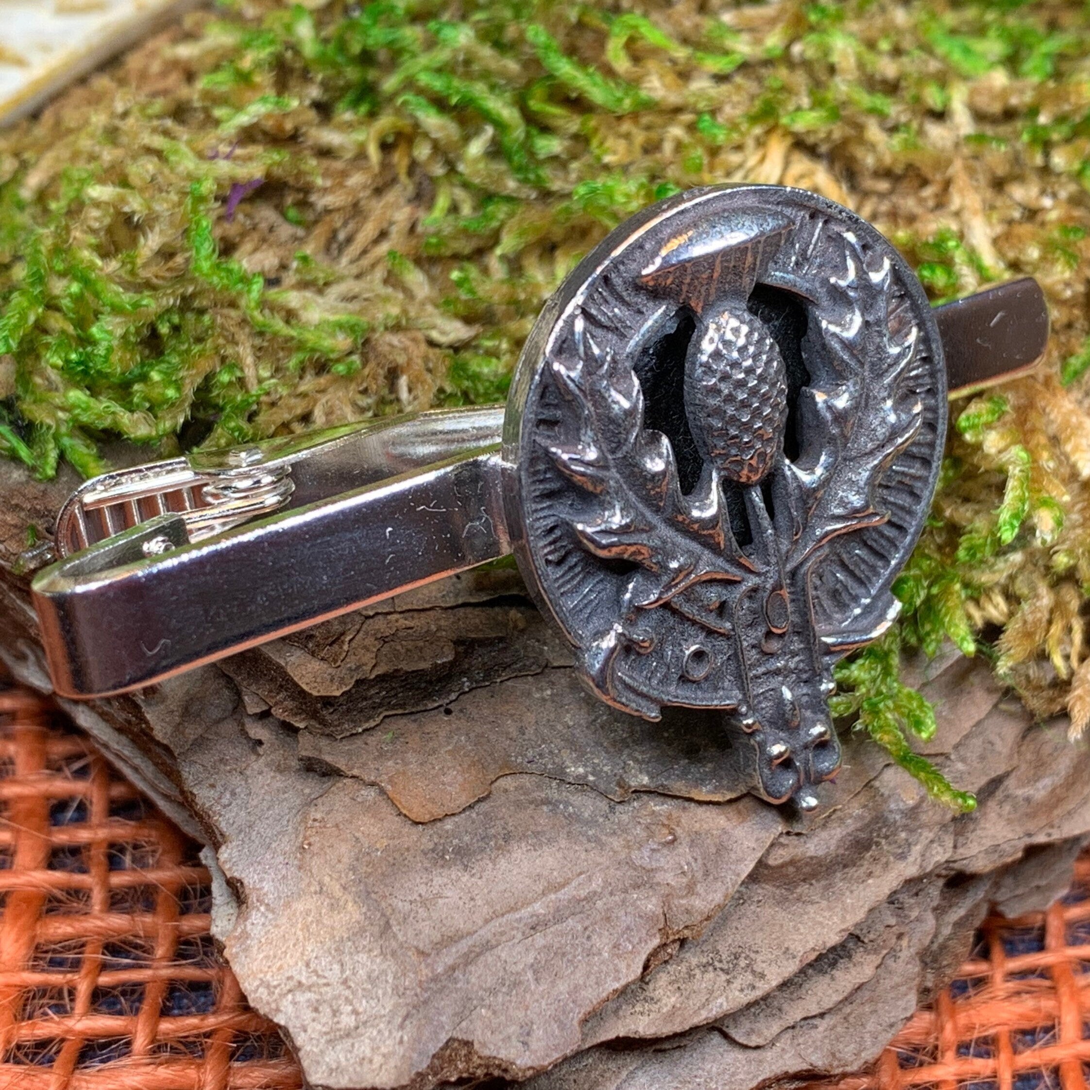 Bold Thistle Tie Bar