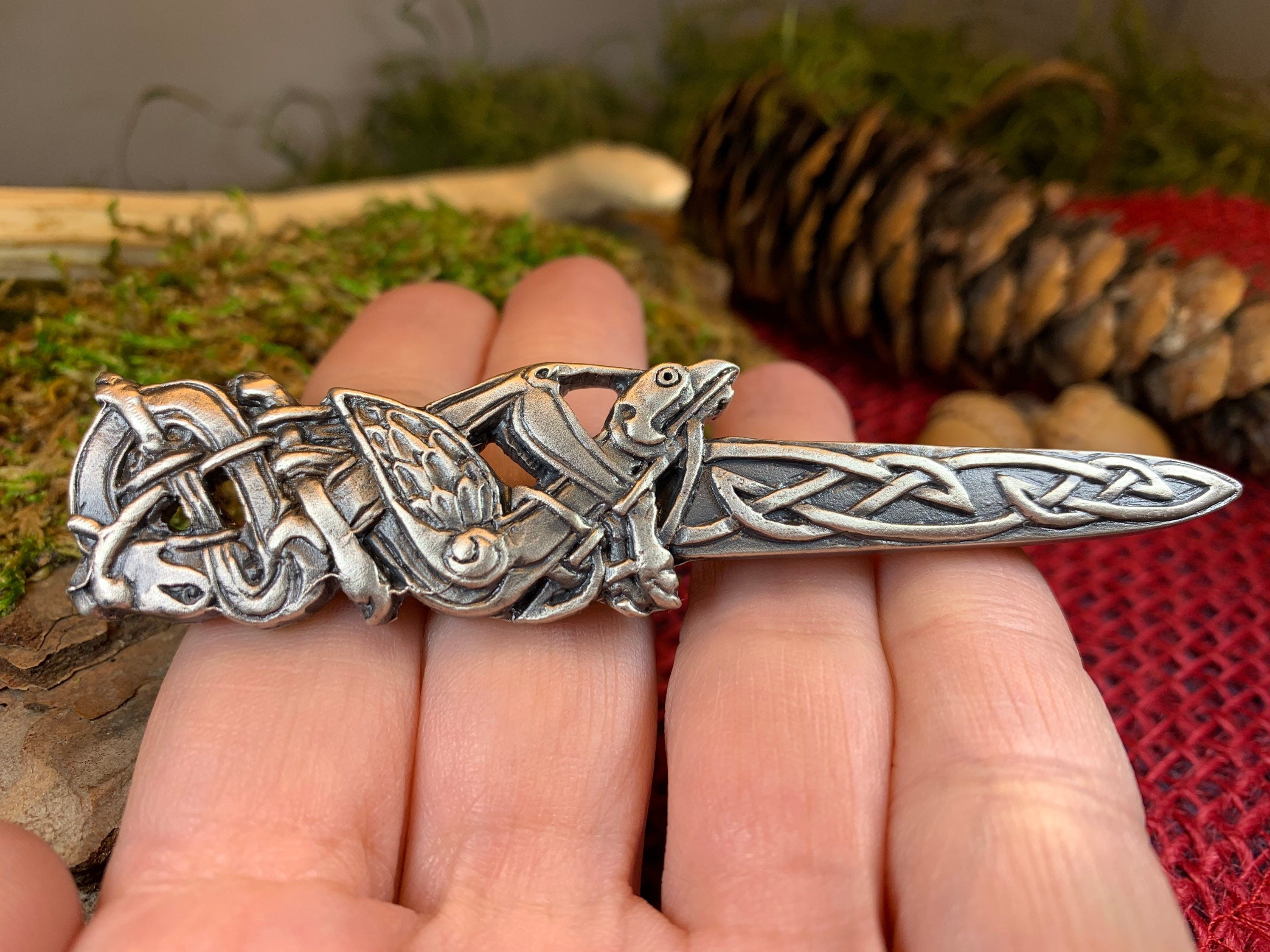 Cadwal Welsh Dragon Kilt Pin
