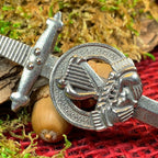 Irish Harp & Claddagh Kilt Pin