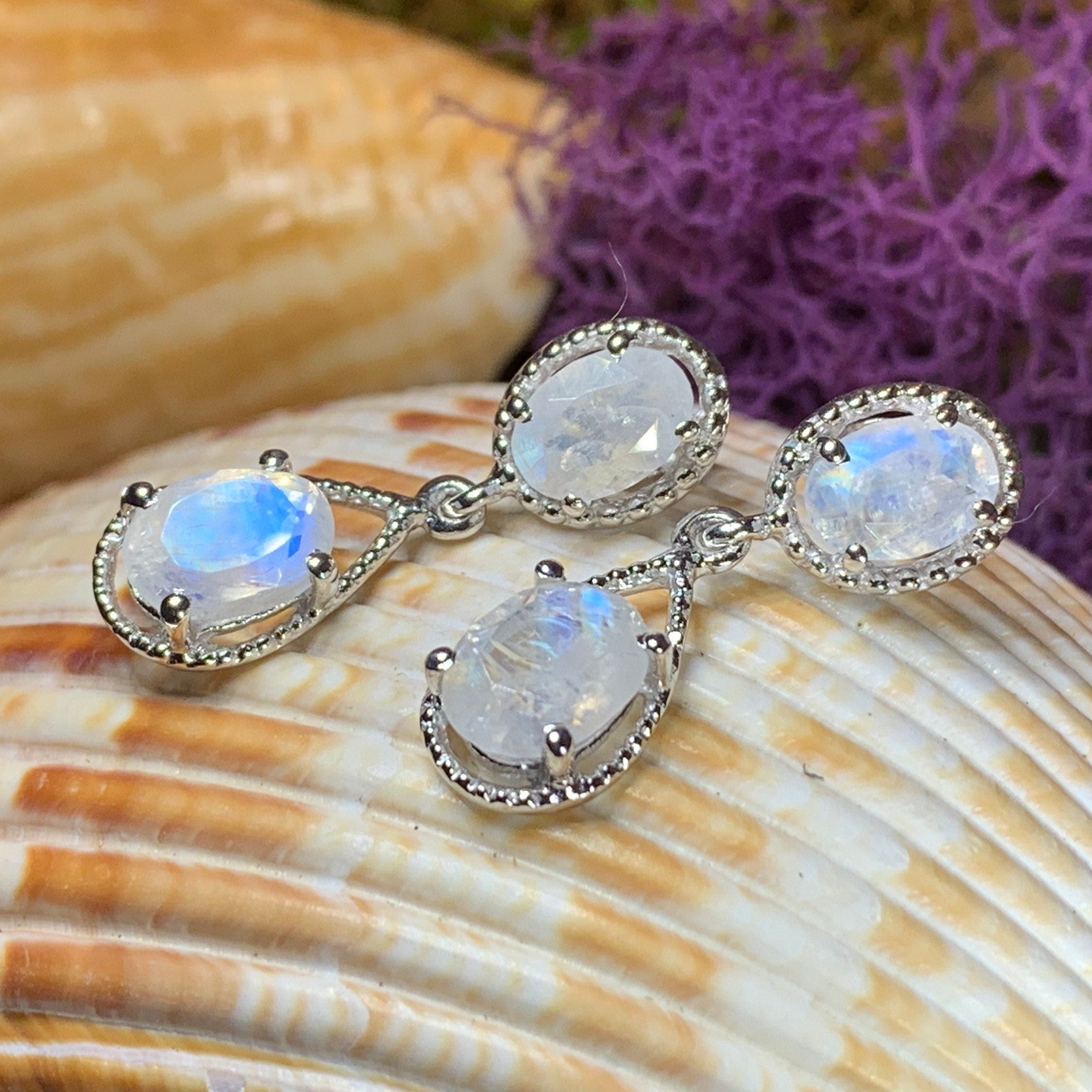 Harlow Moonstone Earrings