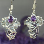 Marcasite Thistle Earrings