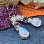 Ava Moonstone Earrings
