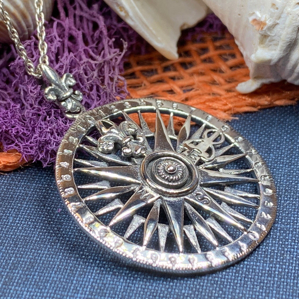 Wonderful Journey Compass Necklace