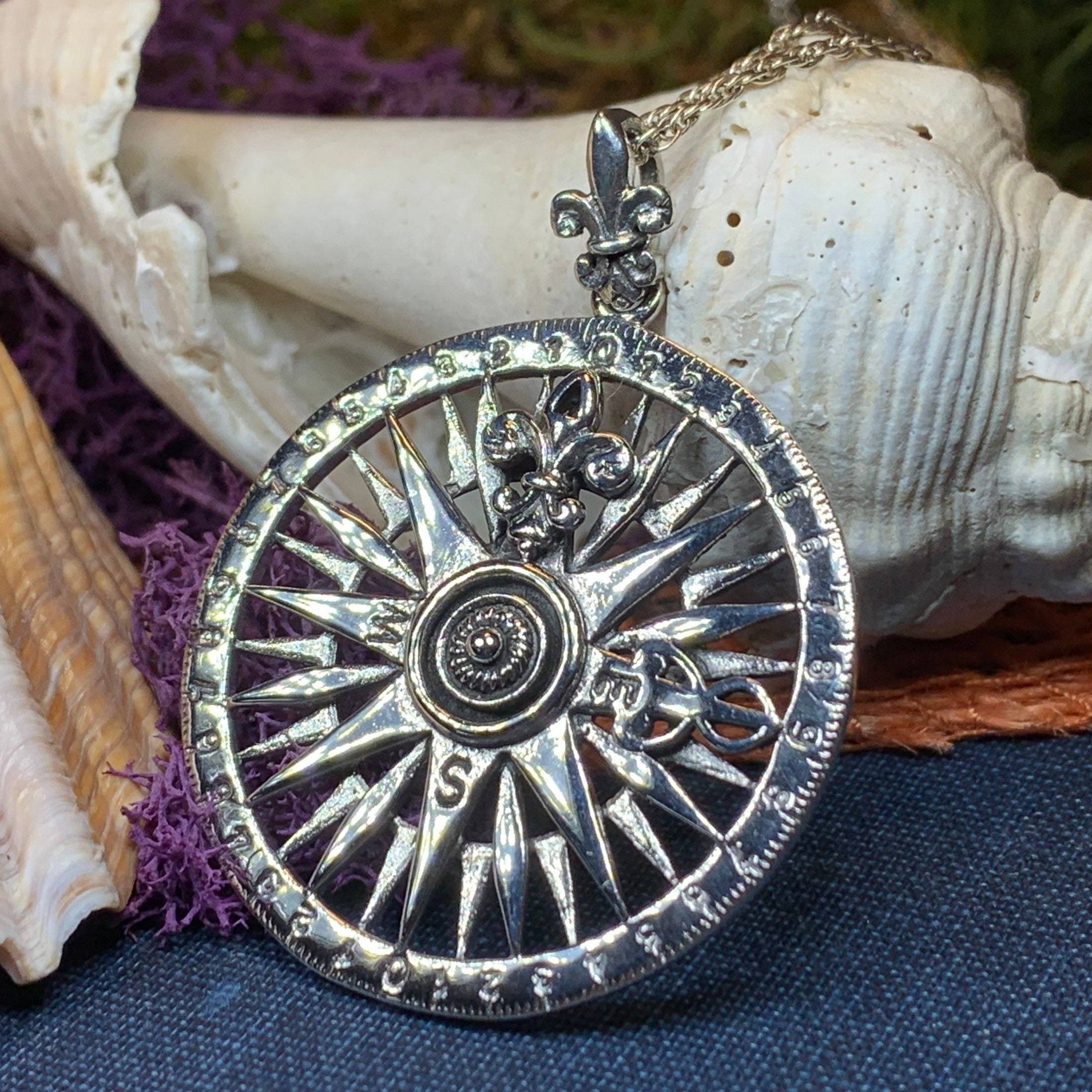 Wonderful Journey Compass Necklace