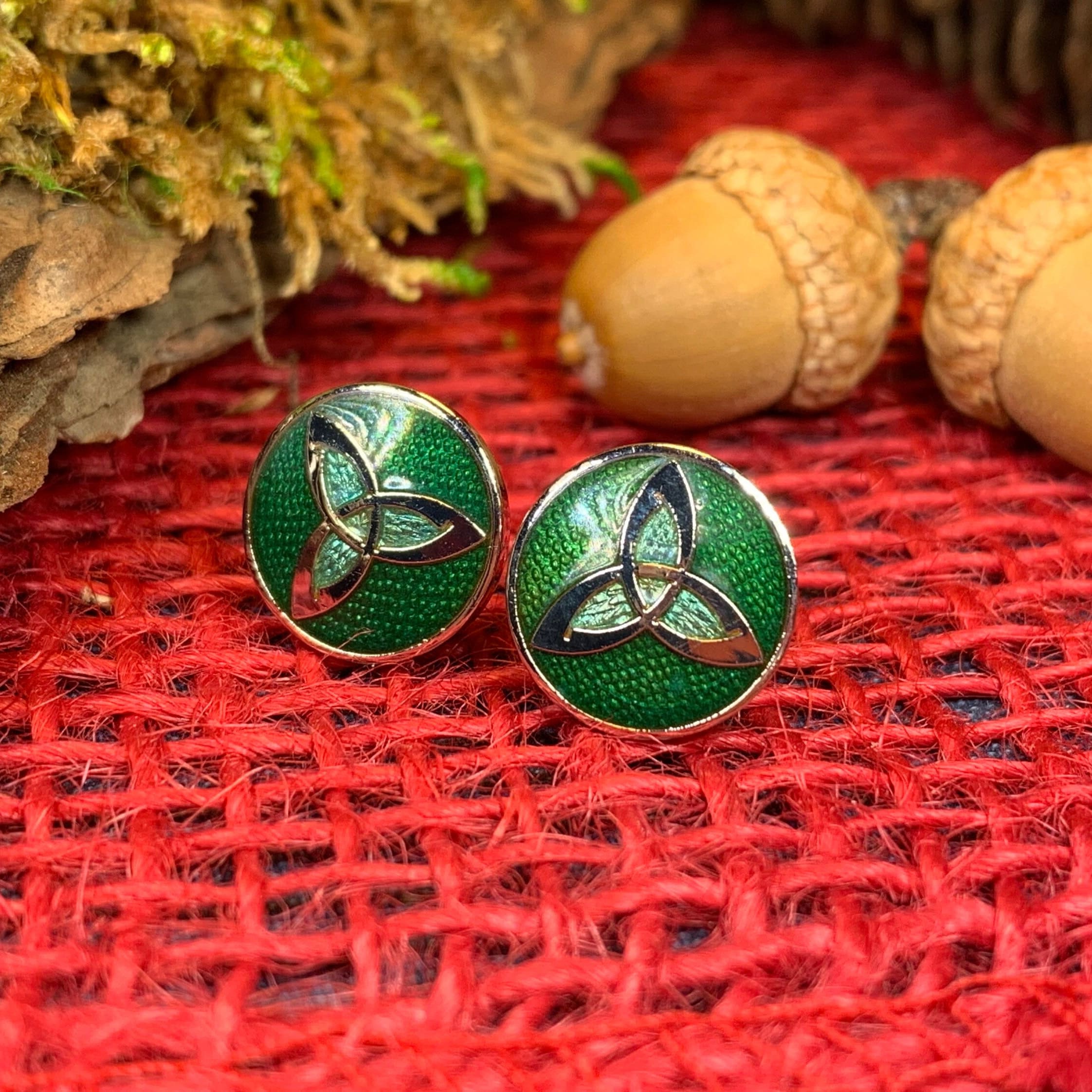Trinity Knot Stud Earrings