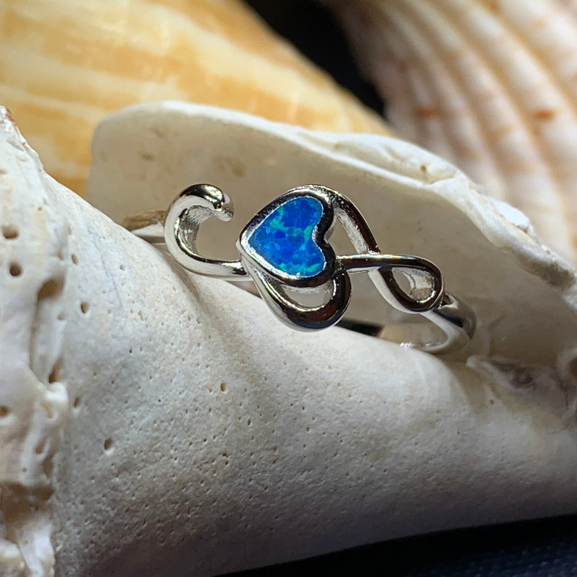 Music Note Opal Ring