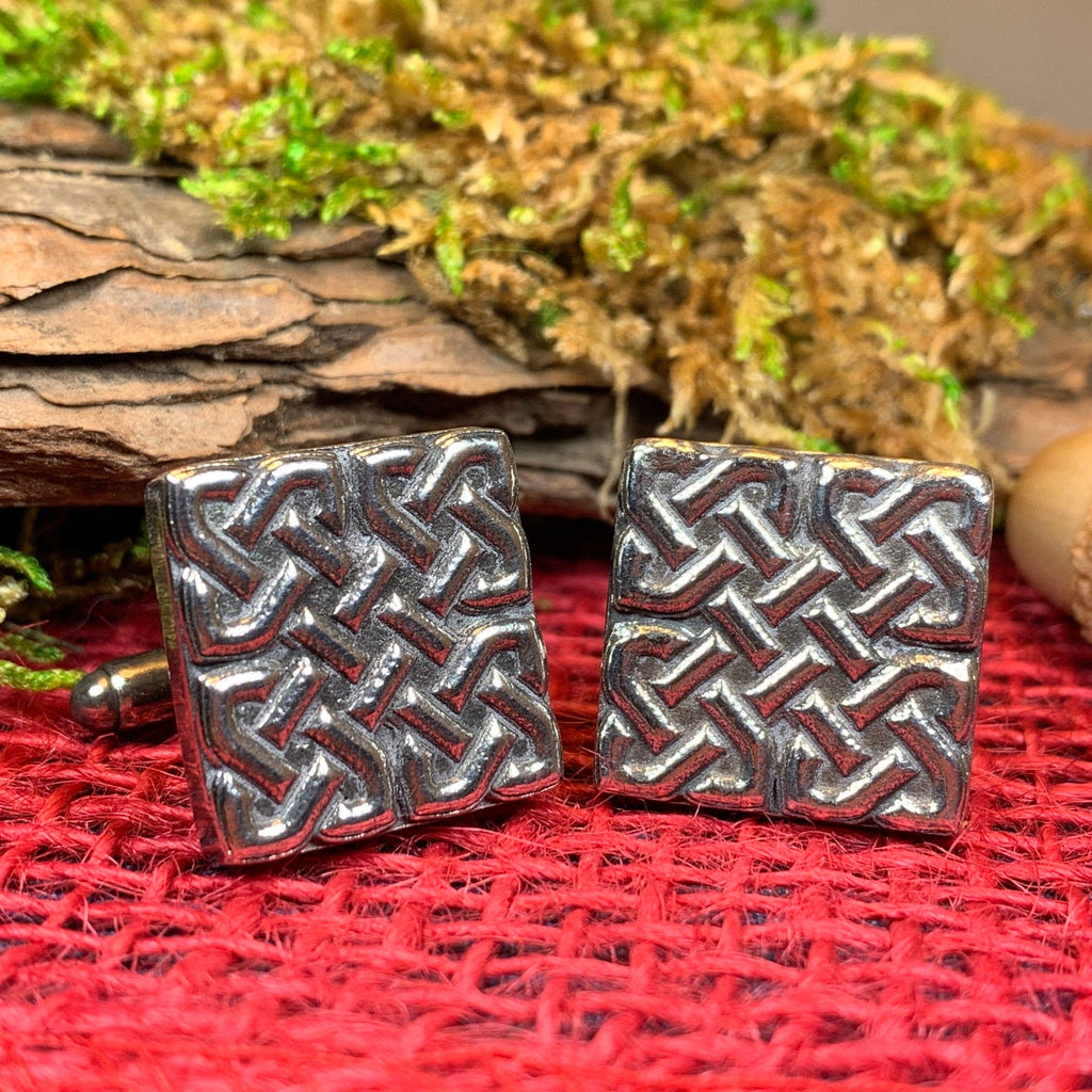 Stewart Celtic Knot Cuff Links