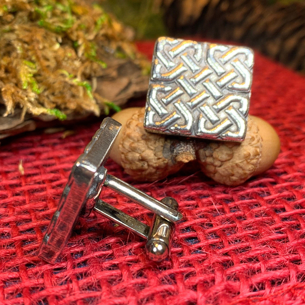Stewart Celtic Knot Cuff Links