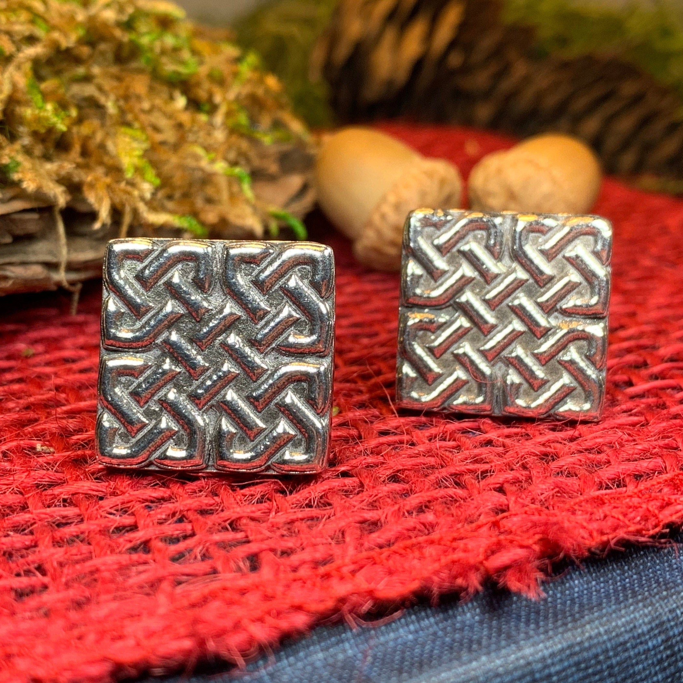 Stewart Celtic Knot Cuff Links