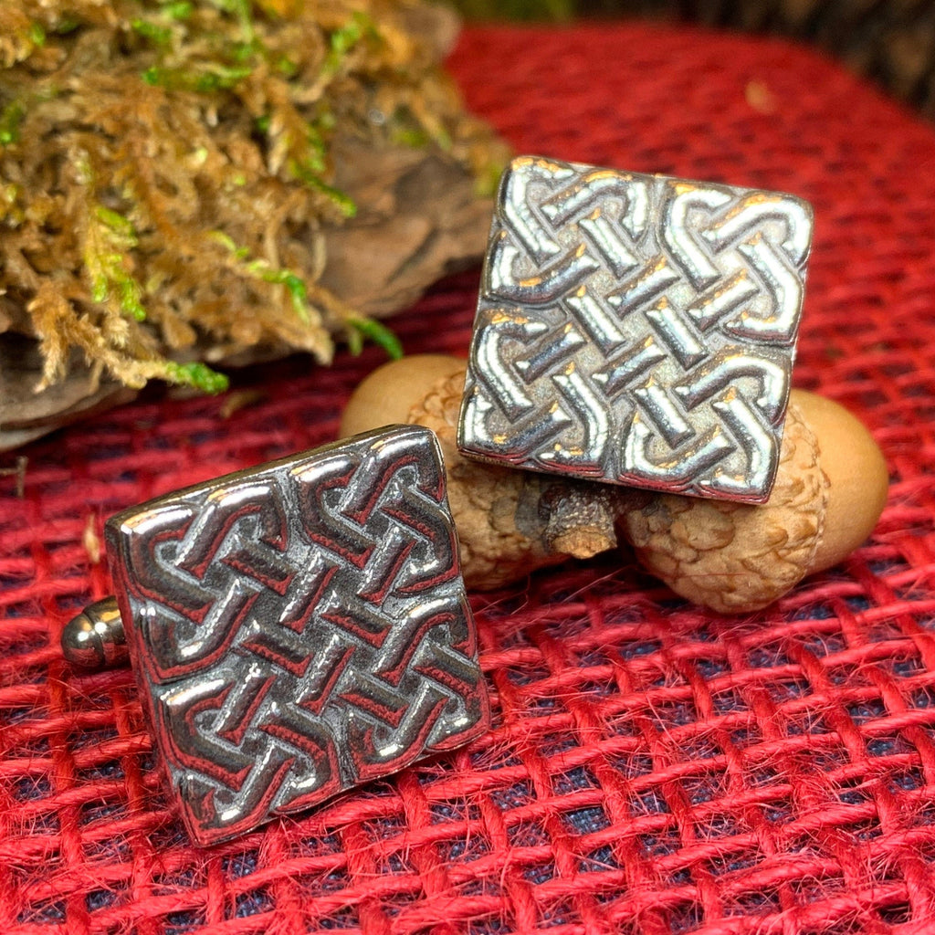 Stewart Celtic Knot Cuff Links
