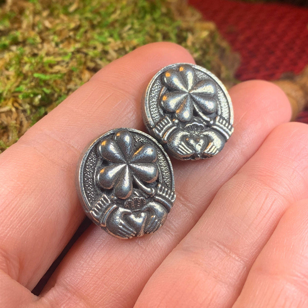Irish Shamrock Cuff Links