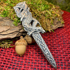 Celtic Raven Kilt Pin