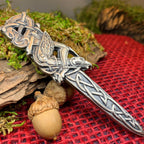 Celtic Raven Kilt Pin