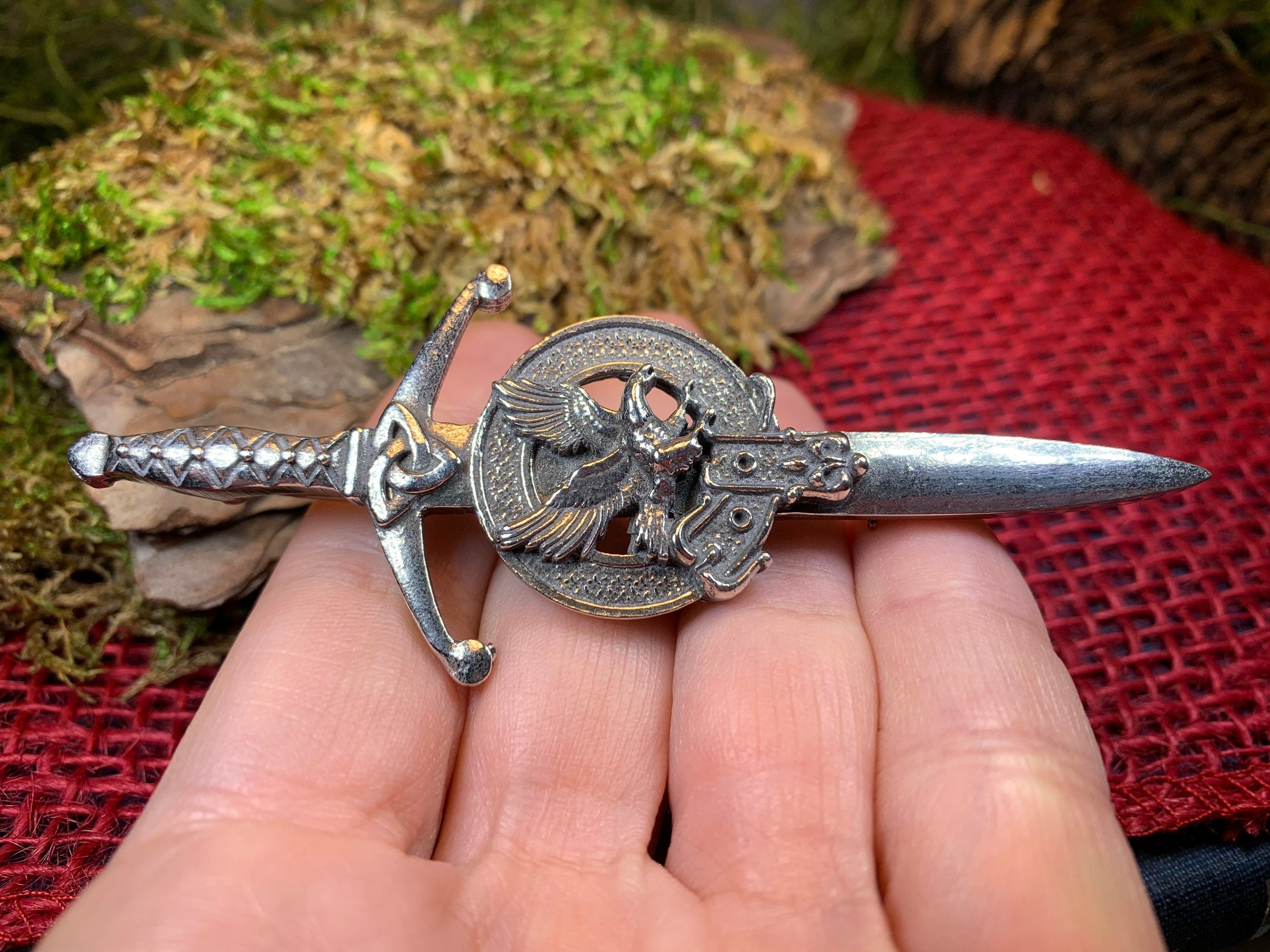 Eagle Kilt Pin