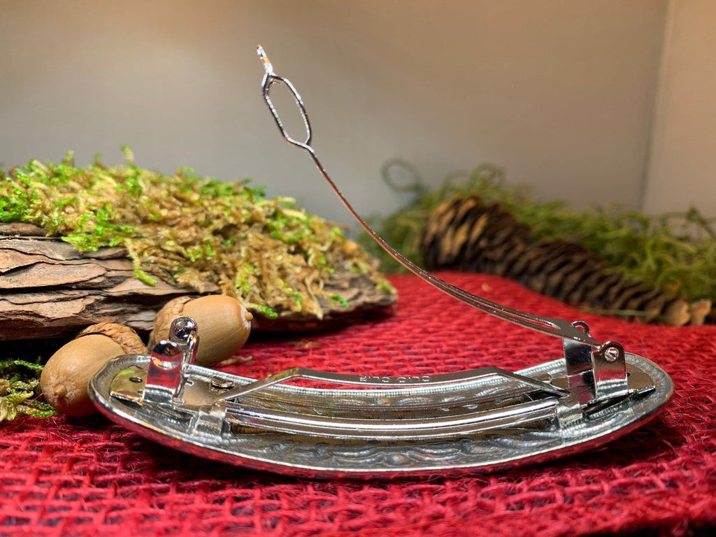 Scroll Celtic Knot Hair Clip