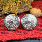 Round Celtic Cross Cuff Links