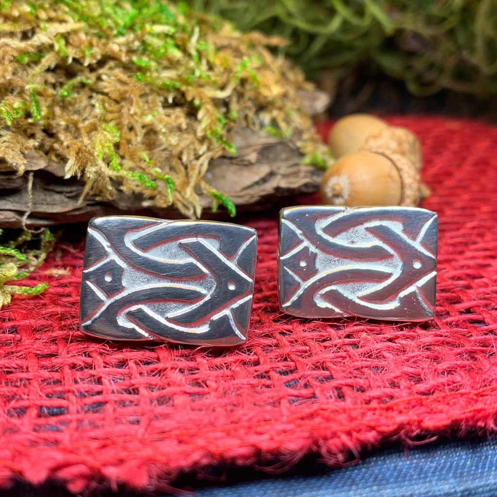 Sinclair Celtic Knot Cuff Links