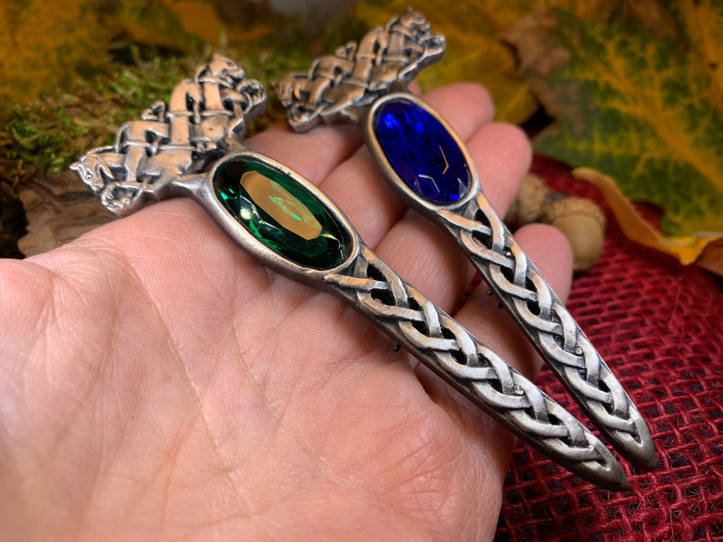 Dragon Crystal Kilt Pin