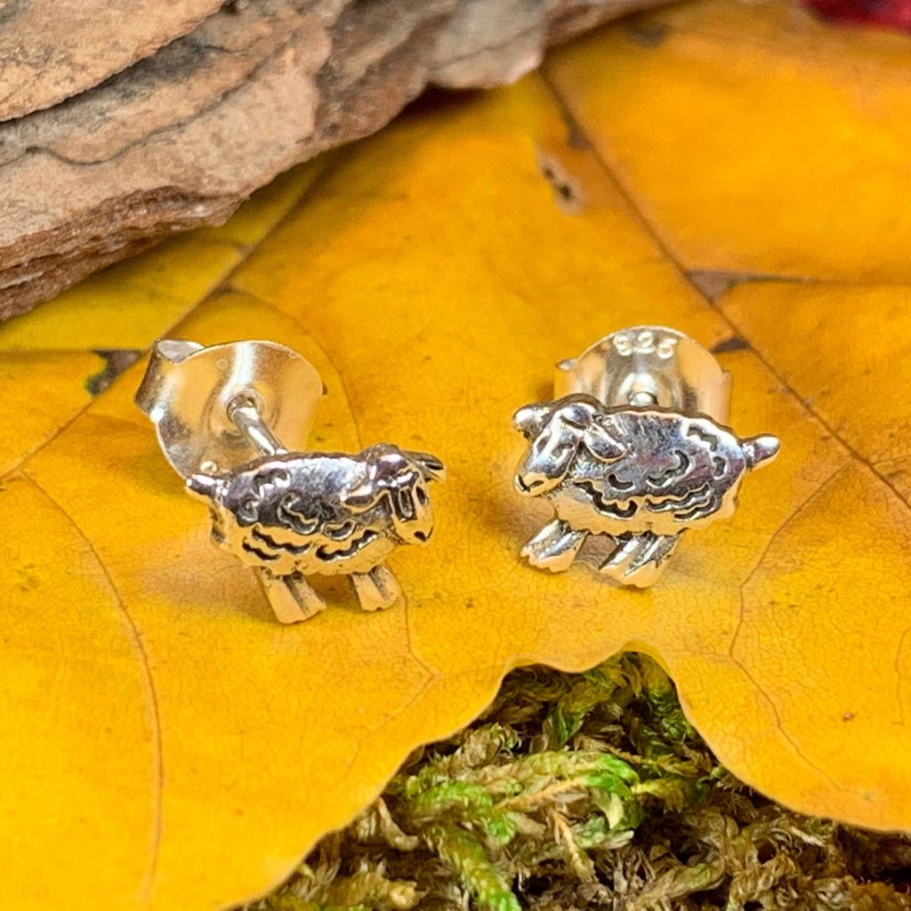 Irish Sheep Post Earrings