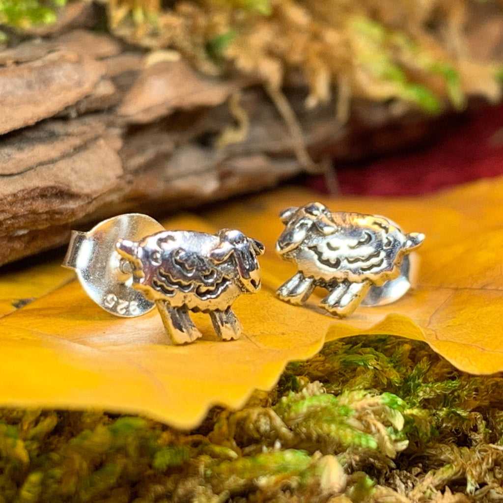 Irish Sheep Post Earrings
