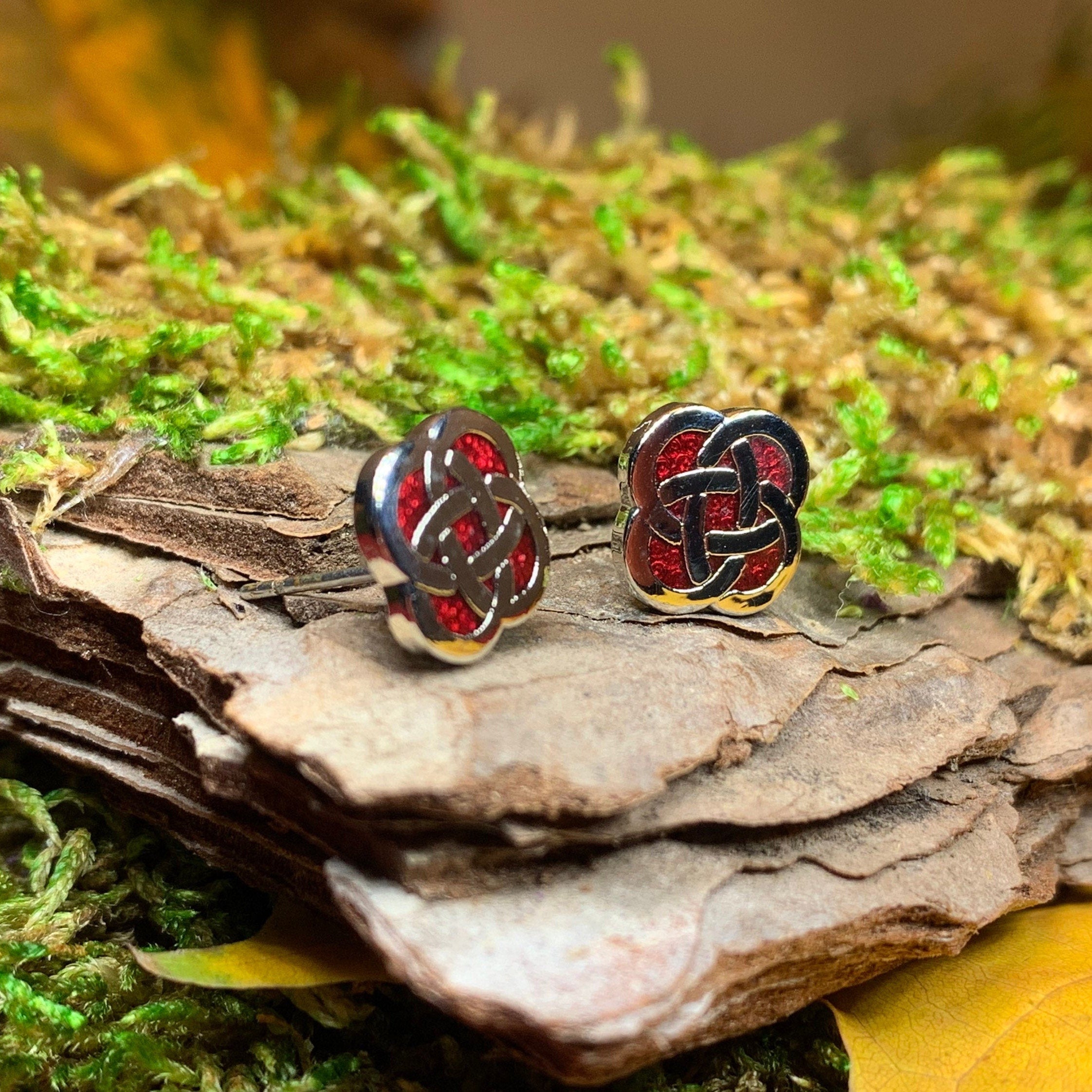 Dara Knot Stud Earrings