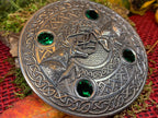 Celtic Fighting Stag Brooch