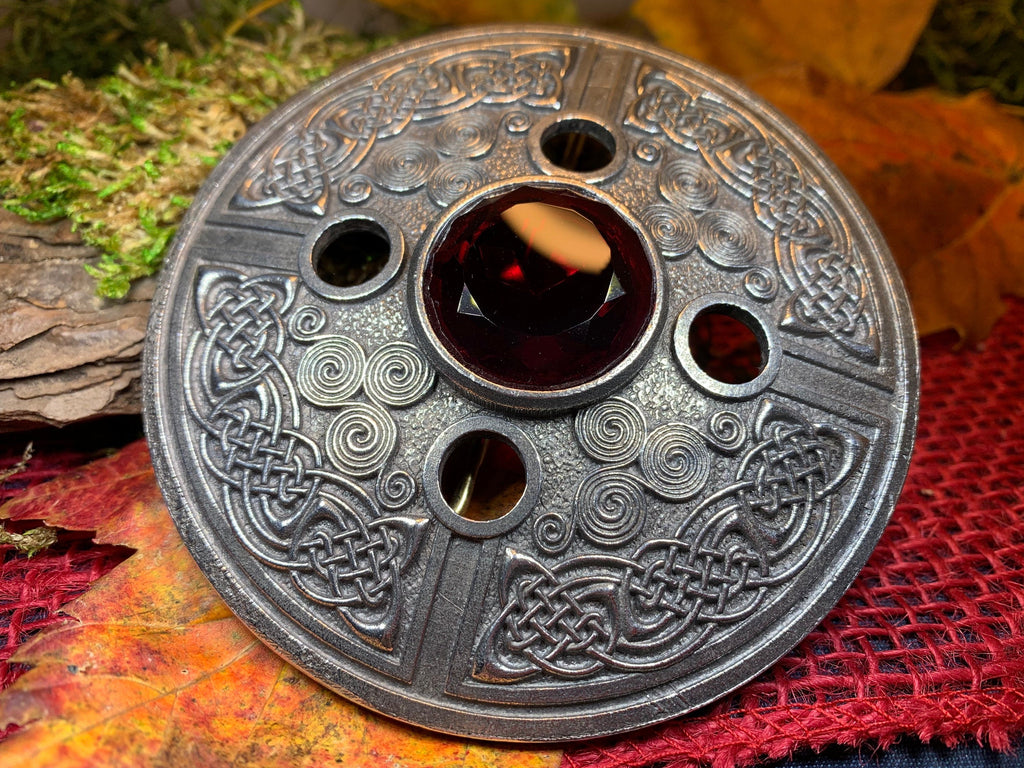 Royal Celtic Spiral Brooch