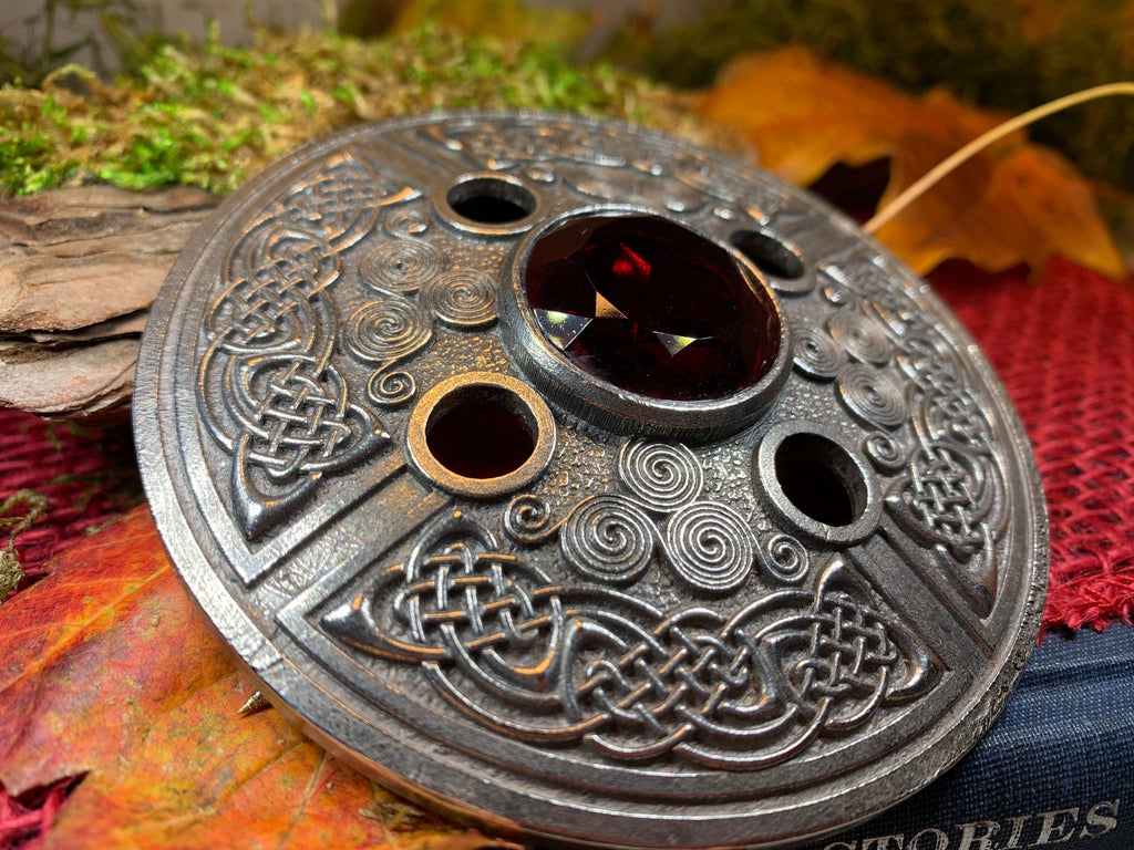 Royal Celtic Spiral Brooch