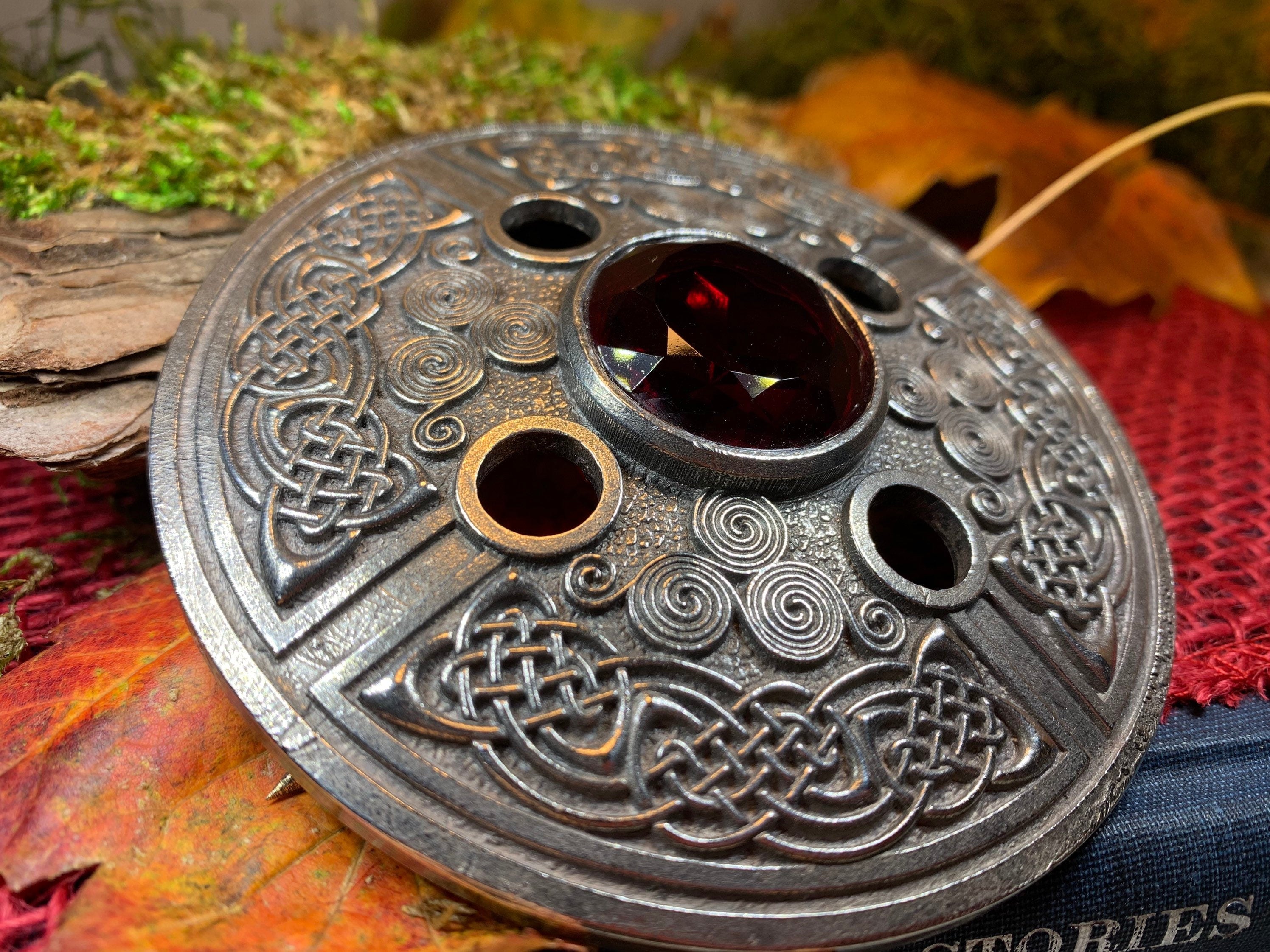 Royal Celtic Spiral Brooch