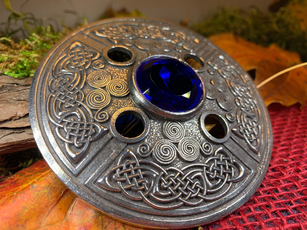Royal Celtic Spiral Brooch