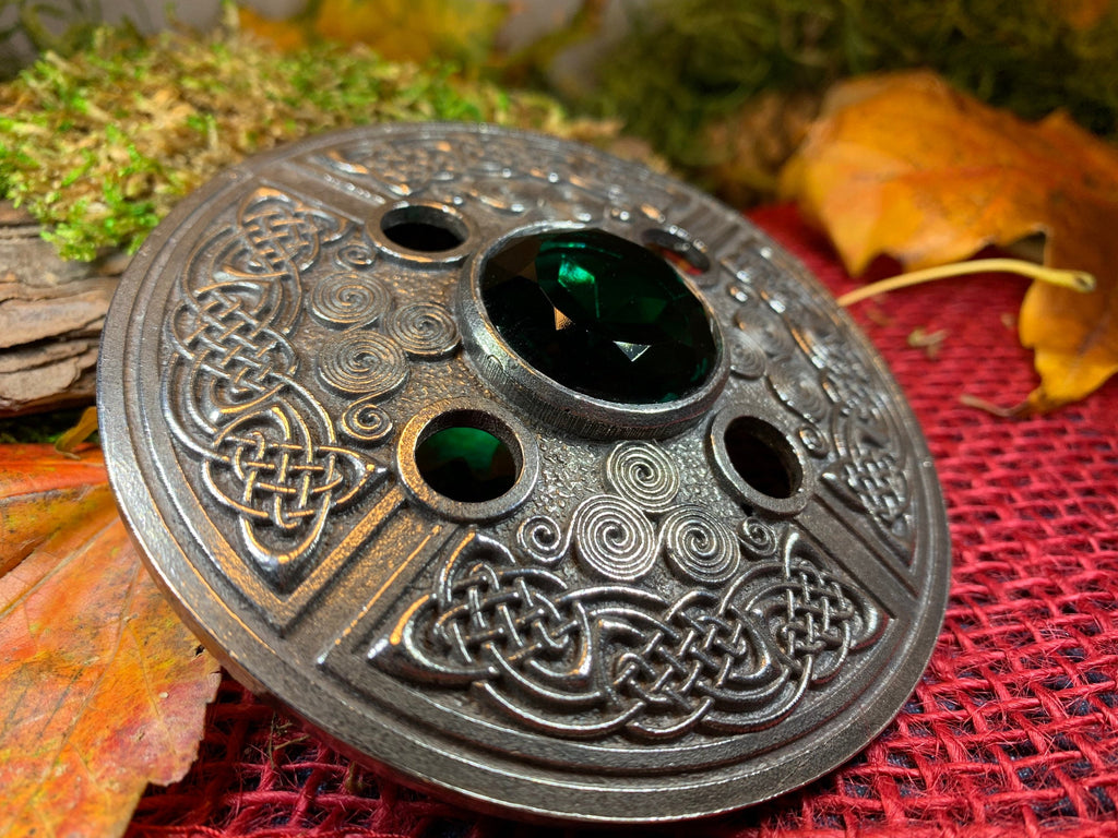 Royal Celtic Spiral Brooch