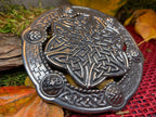 Celtic Key Plaid Brooch