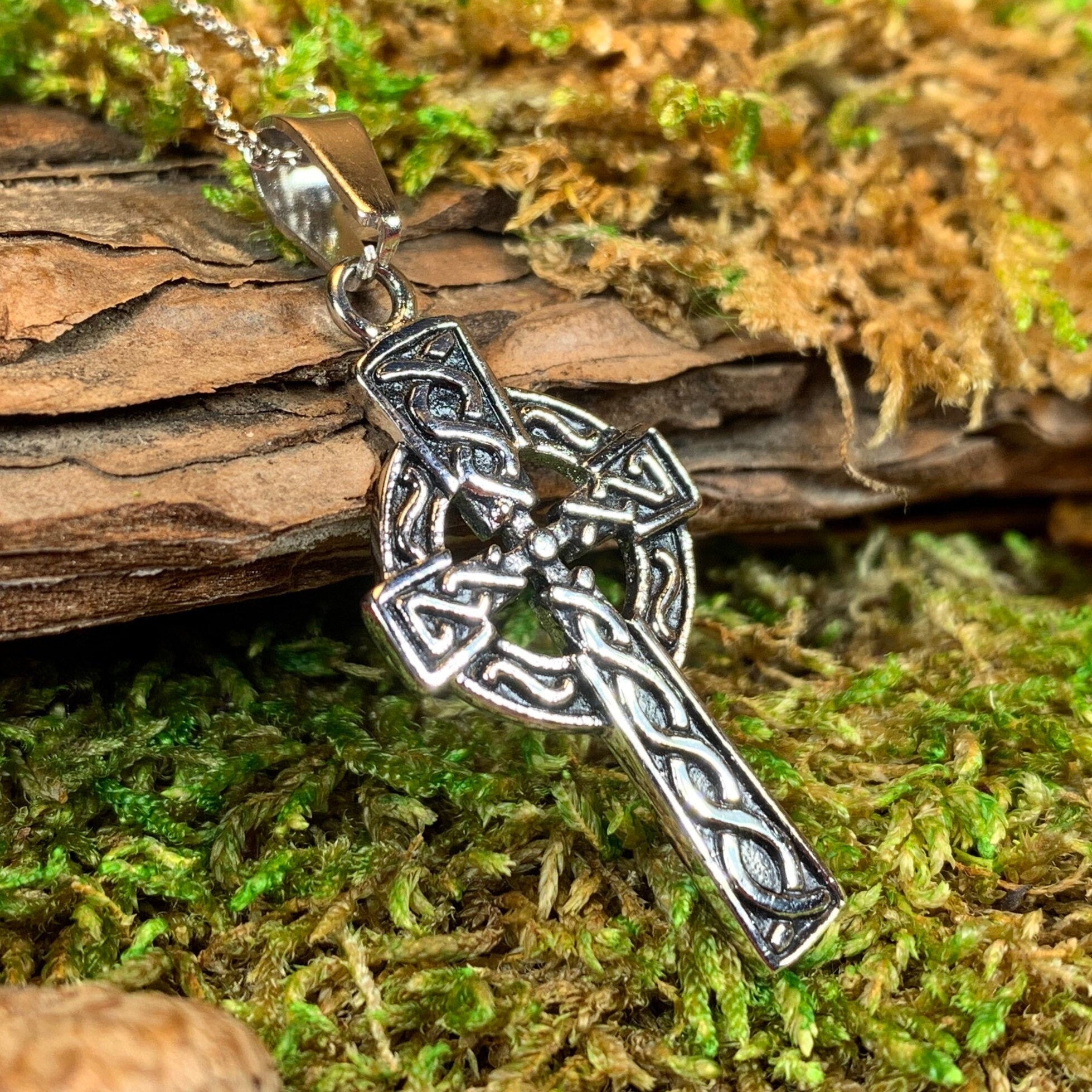 Graeme Celtic Cross Necklace