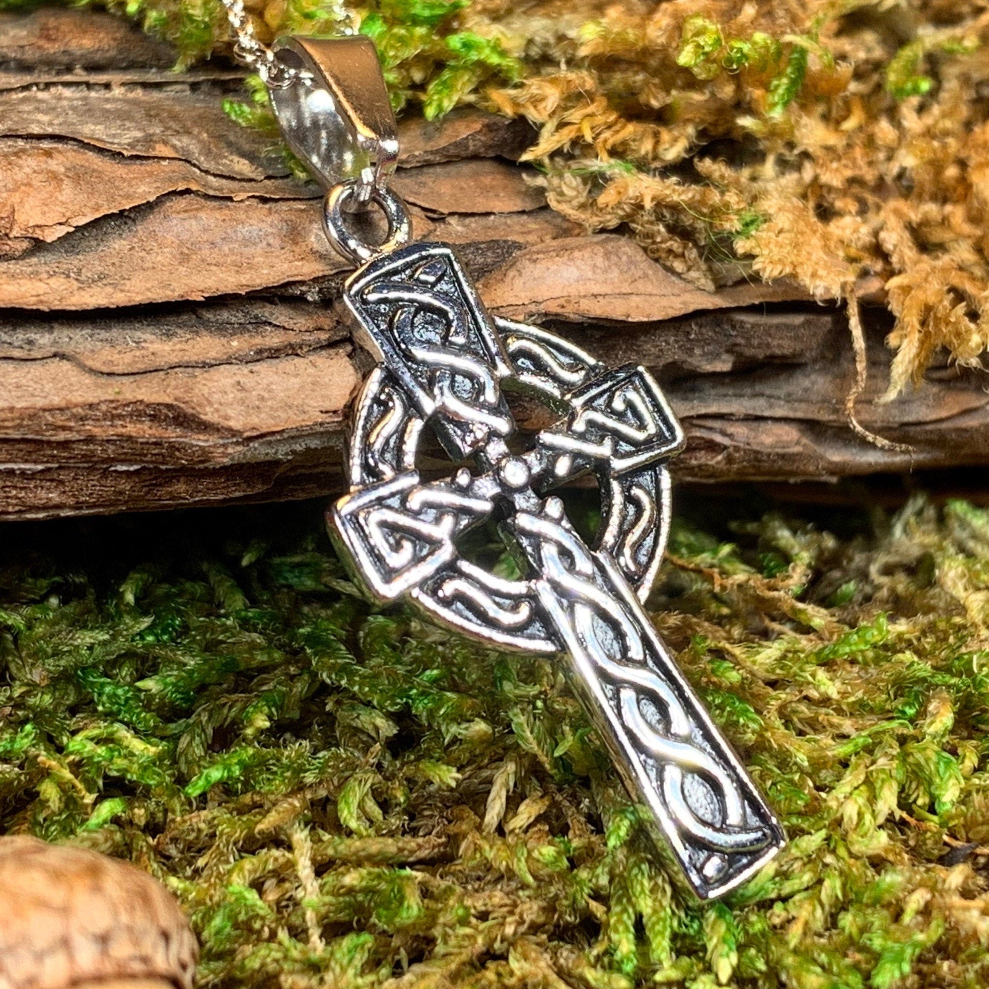 Graeme Celtic Cross Necklace