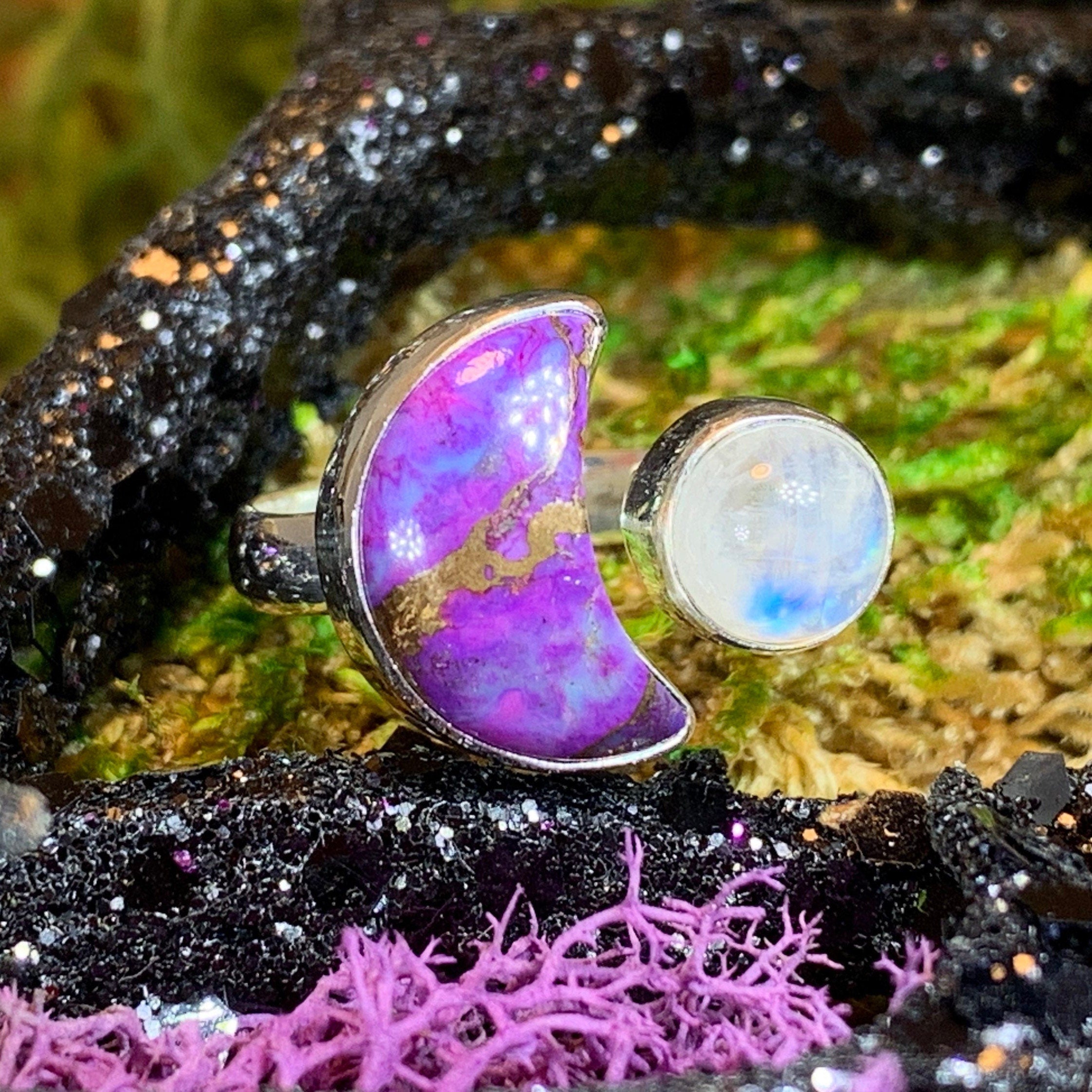 Khoeli Crescent Moon Ring