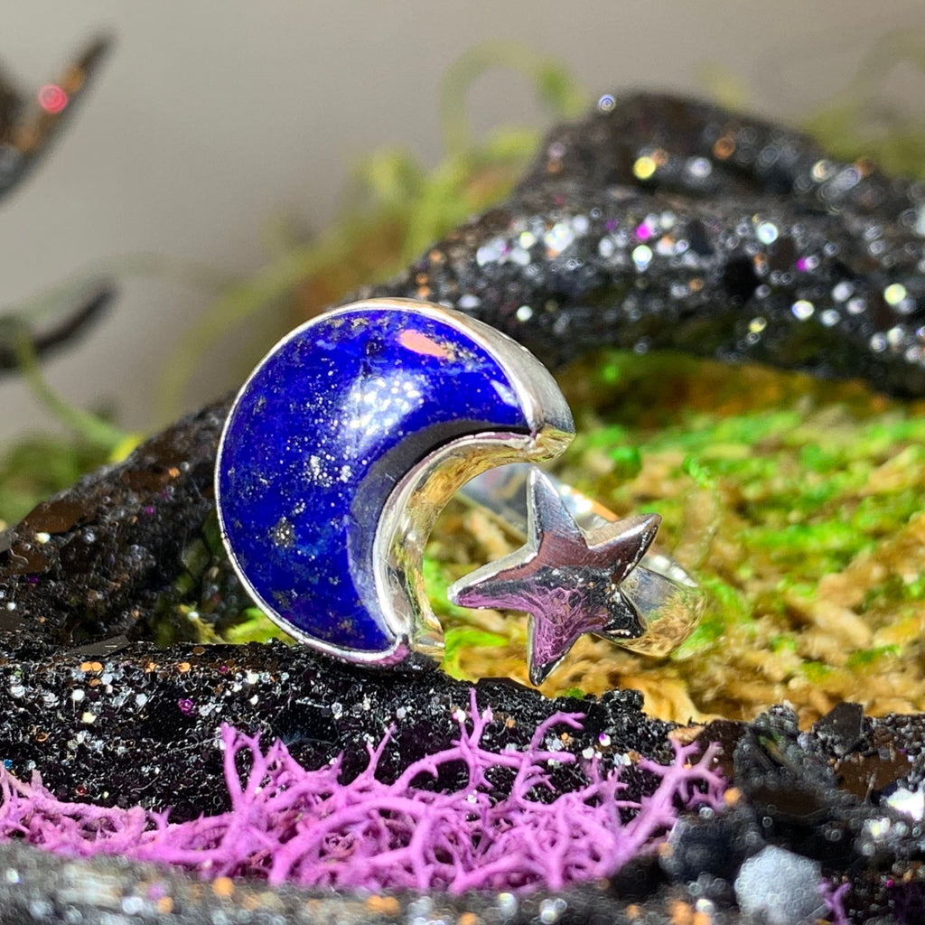 Moanne Crescent Moon Ring