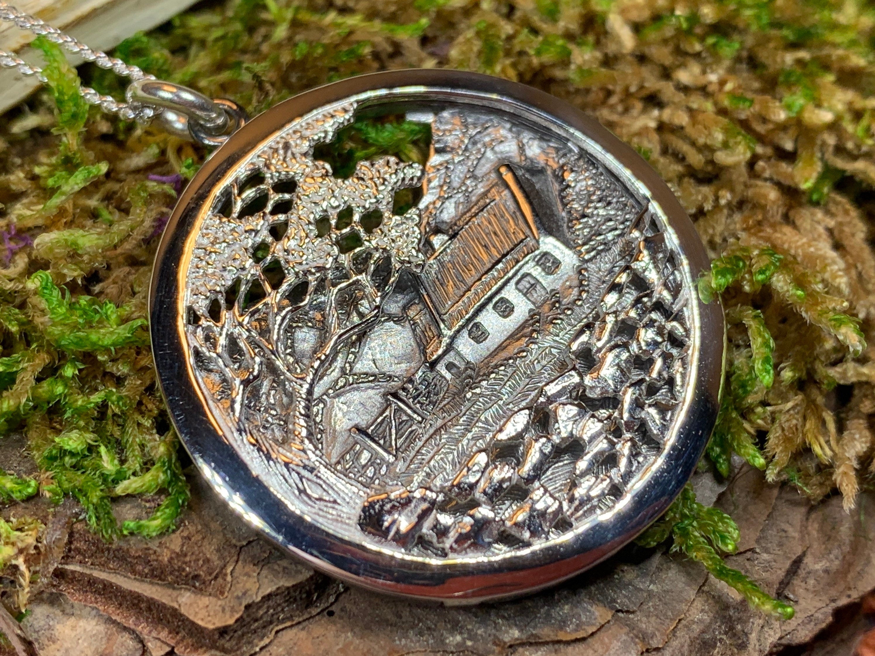 Quiet Man Irish Cottage Necklace