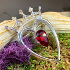 Ruby Luckenbooth Brooch