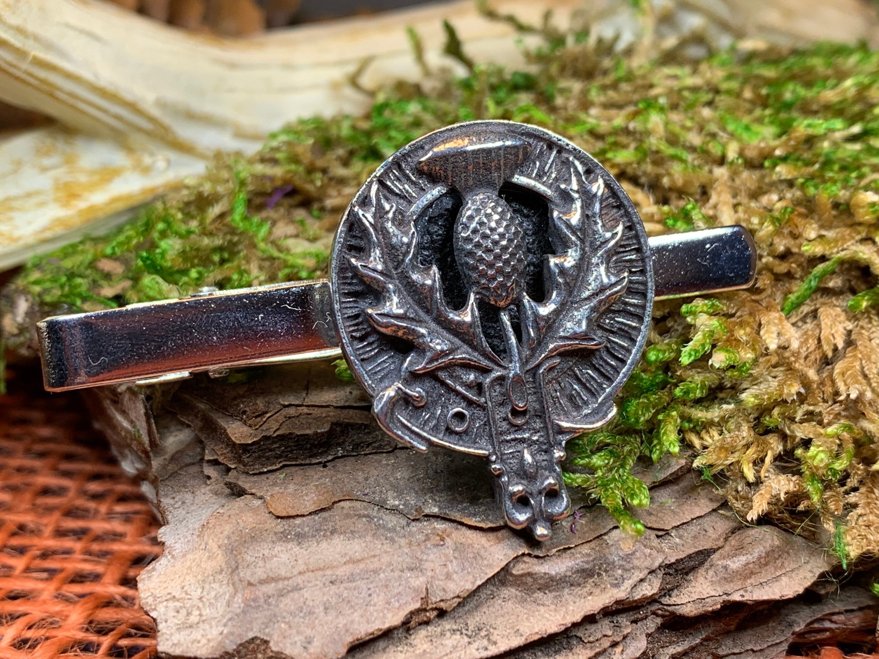 Bold Thistle Tie Bar