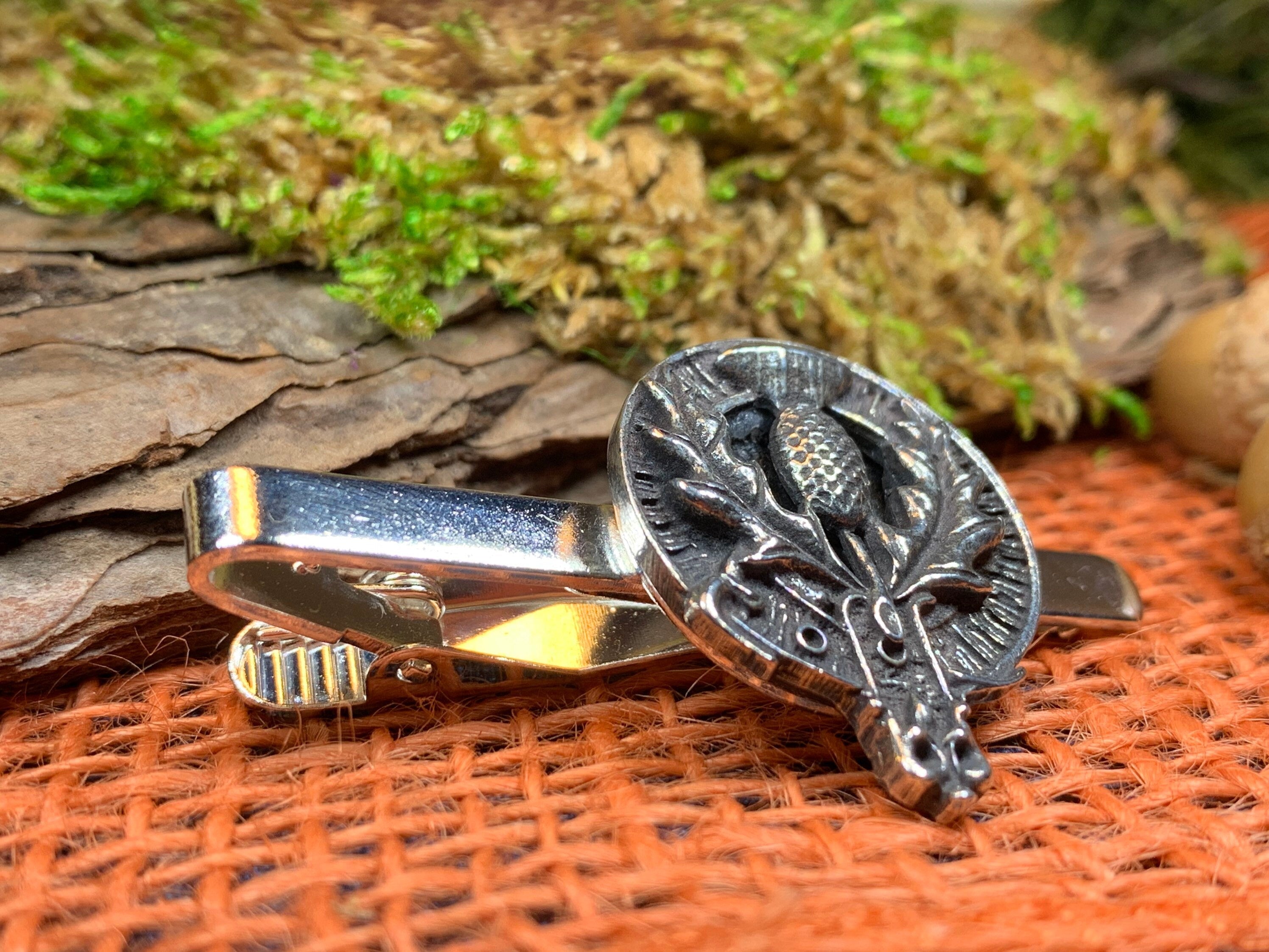 Bold Thistle Tie Bar