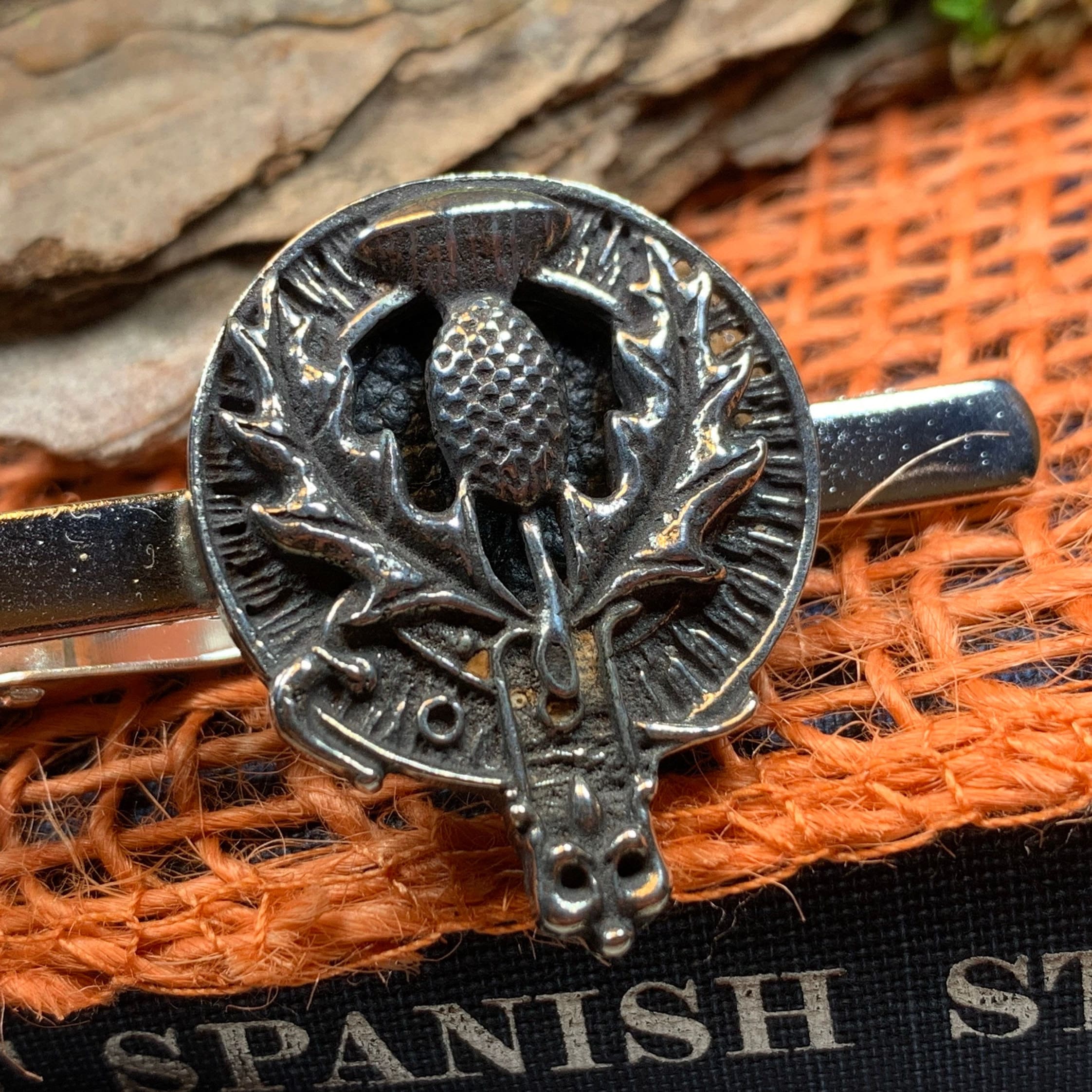 Bold Thistle Tie Bar